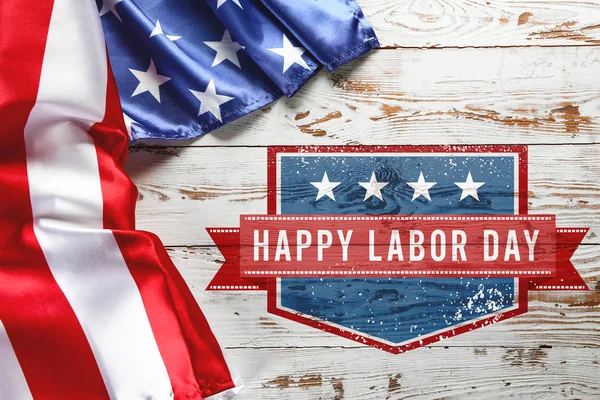 Biglietto di auguri per Buon Labor Day — Foto Stock