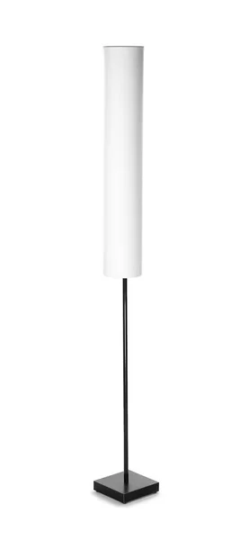 Lâmpada elegante no fundo branco — Fotografia de Stock