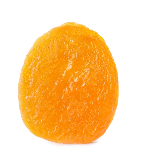 Смачний сушений абрикос на білому тлі — стокове фото