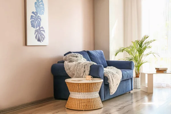 Stilvolles Interieur im Wohnzimmer — Stockfoto