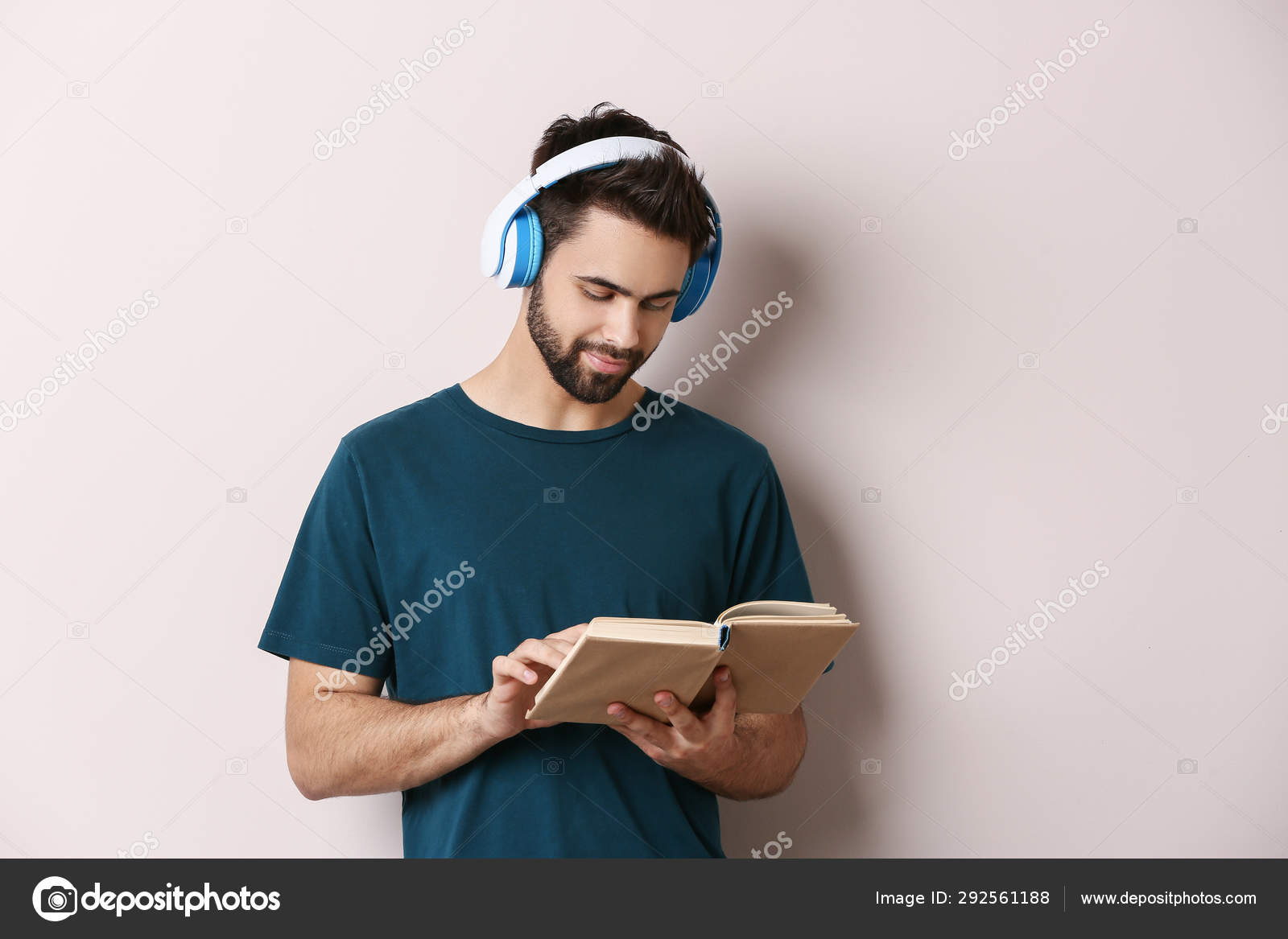 reading and listening to music