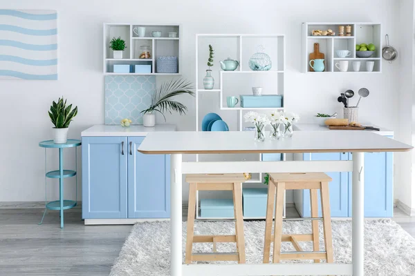 Interior of modern comfortable kitchen — Stock Photo, Image