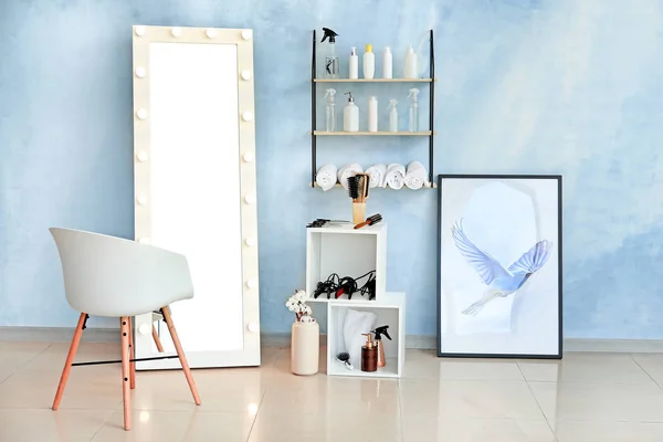 Interior of modern hairdressing salon — Stock Photo, Image