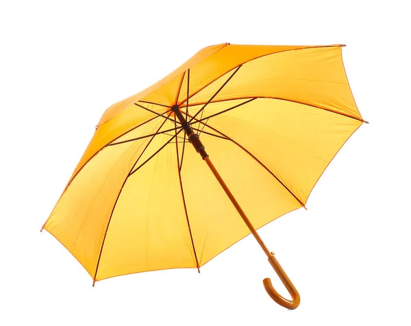 Stilvoller Regenschirm auf weißem Hintergrund — Stockfoto