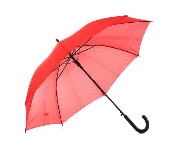 Stijlvolle paraplu op witte achtergrond — Stockfoto