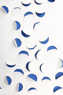 Delikli kağıt dokusu, yakın çekim