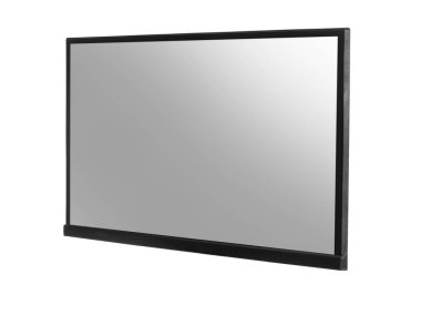 Modern Tv beyaz zemin üzerine koymak