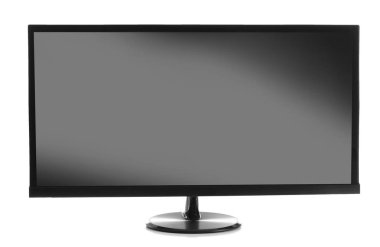 Modern Tv beyaz zemin üzerine koymak