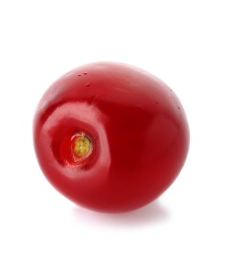 Beyaz arka planda tatlı kiraz