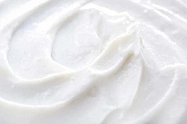 Texture of natural cream, closeup