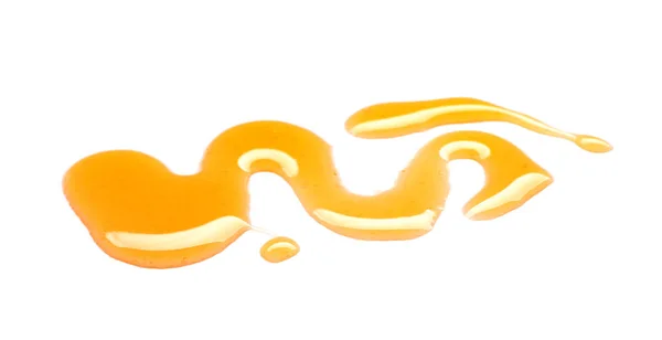 Spilled honey on white background — Stock Photo, Image