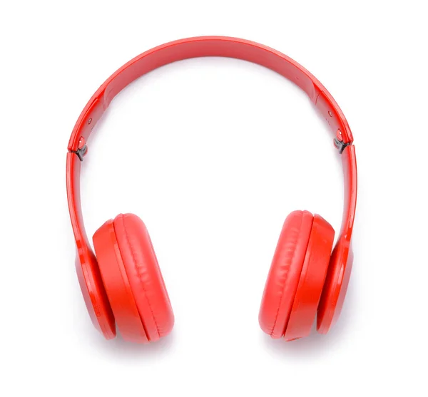 Moderne Kopfhörer auf weißem Hintergrund — Stockfoto