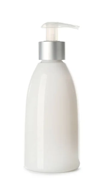 Bottle of cosmetic product on white background — Stock Photo, Image