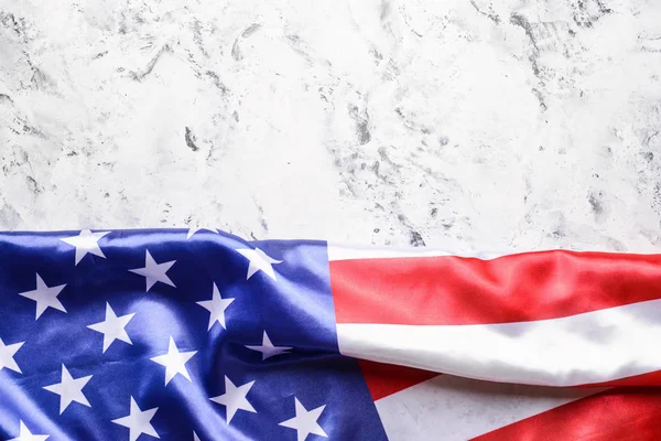 USA flag on light background — Stock Photo, Image
