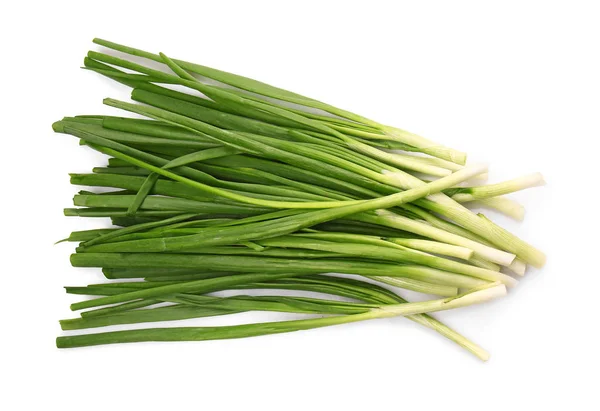 Fresh green onion on white background — Stock Photo, Image
