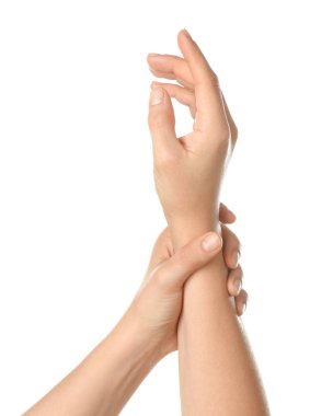 beyaz zemin üzerinde güzel eller