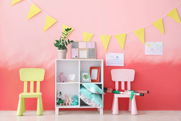 Interior de la habitación de los niños modernos — Foto de Stock