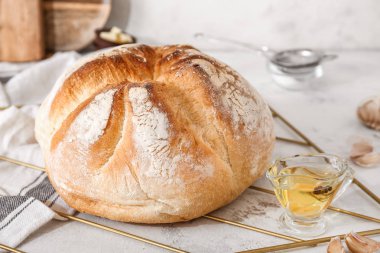 Hafif masada yağ ile lezzetli ekmek