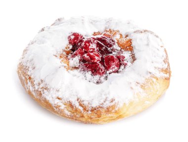 beyaz zemin üzerine tatlı pasta