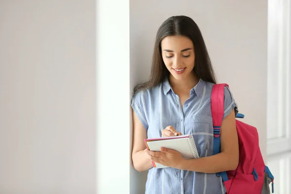 Young female student at the university — Stock Photo, Image