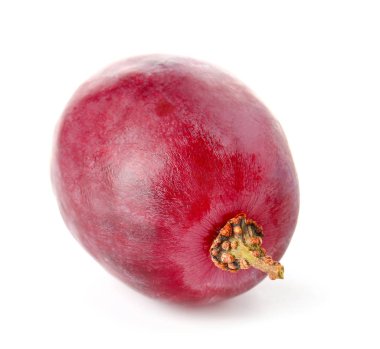 Beyaz arka plan üzerinde olgun tatlı üzüm