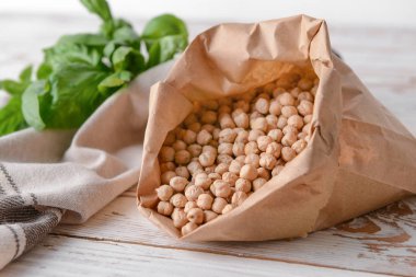 Masada çiğ nohut lu kağıt torba