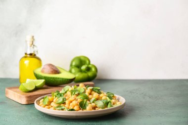 Masada lezzetli lezzetli nohut ile Tabak