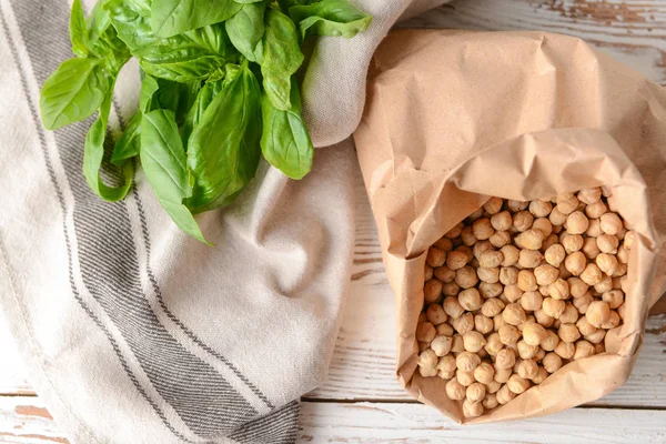 Masada çiğ nohut lu kağıt torba