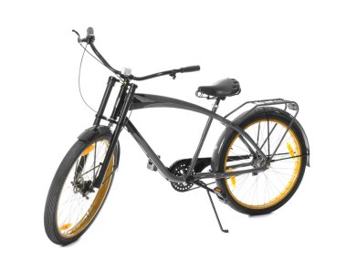 Beyaz arka plan üzerinde modern bisiklet