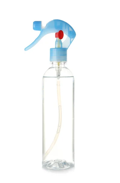 Bottle of air freshener on white background