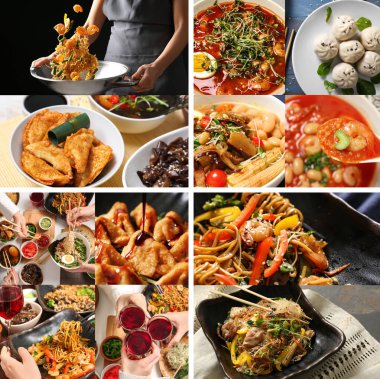 Farklı lezzetli Çin yemekleri