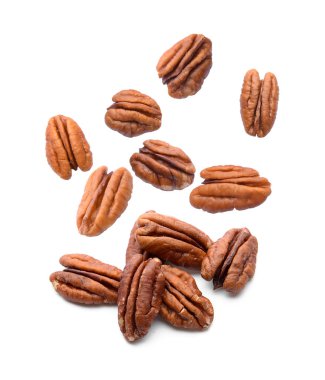 pekan somun beyaz zemin üzerine