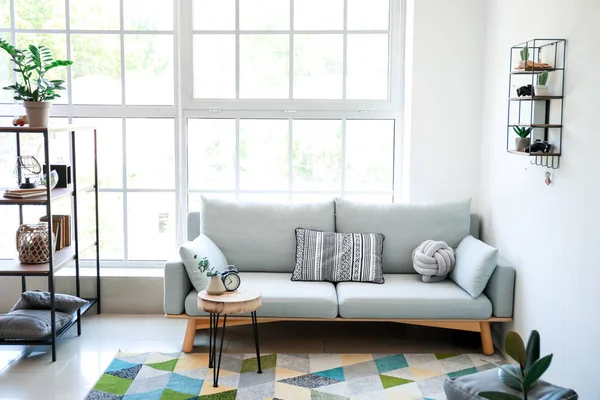 Stylish interior of living room — Stock Photo, Image