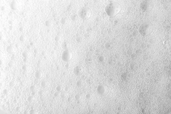 Texture of soap foam, closeup