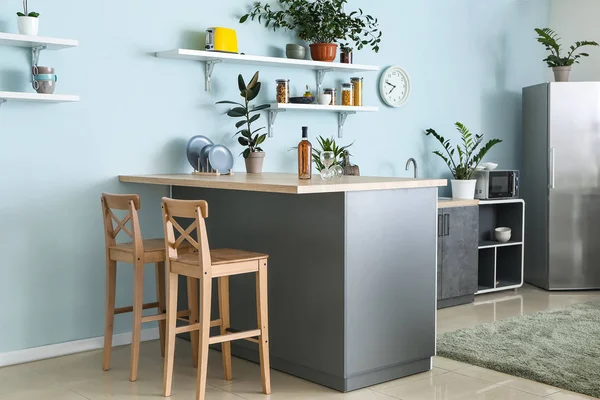 Szép modern konyha belseje — Stock Fotó
