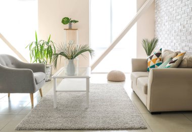 Işık modern oda güzel iç