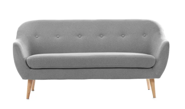 Bequemes Sofa auf weißem Hintergrund — Stockfoto