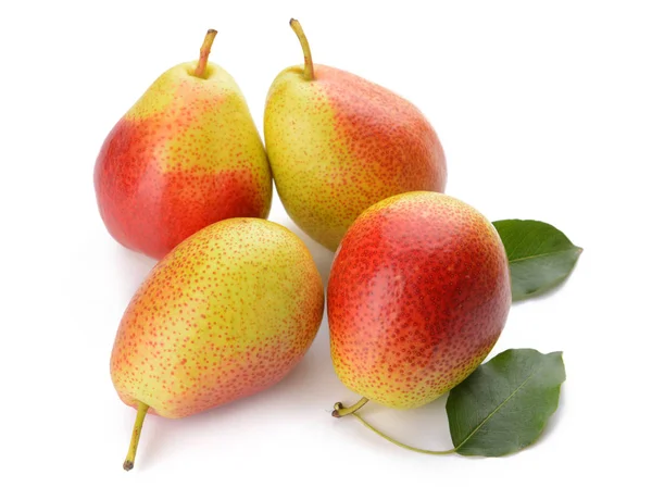 Sweet ripe pears on white background — Stock Photo, Image