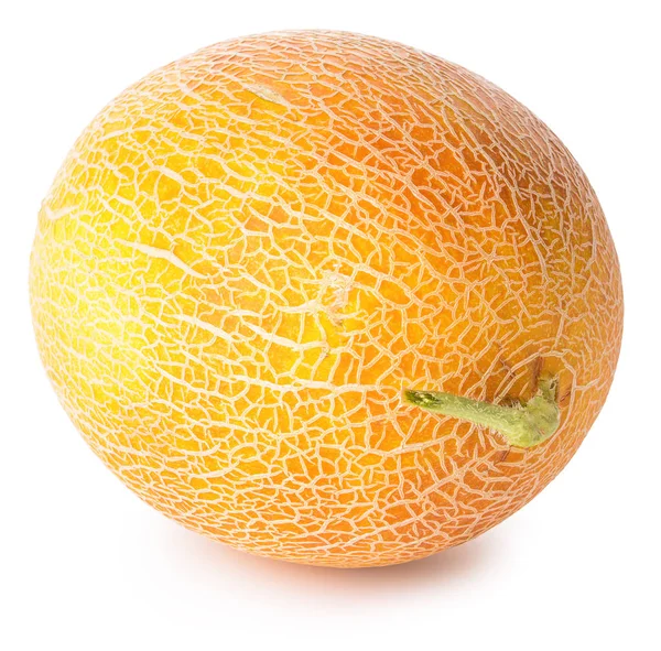 Söt mogen melon på vit bakgrund — Stockfoto