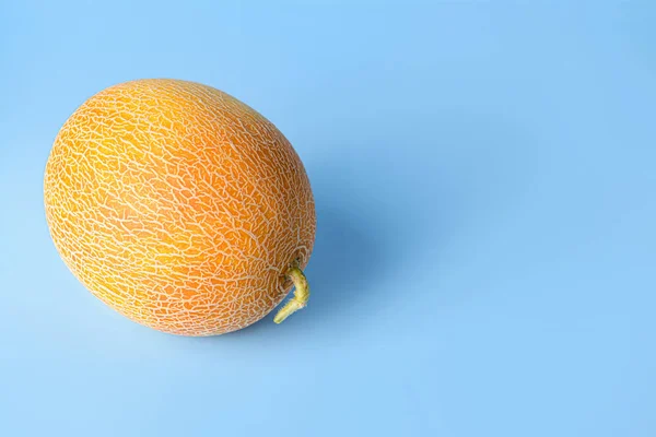 Melon mûr doux sur fond de couleur — Photo