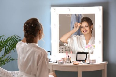 Düğün öncesi güzel genç gelin in Sabah