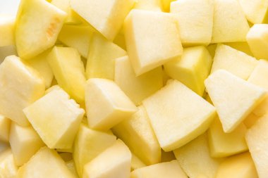 Taze kavun parçaları, üst manzara.