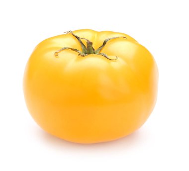 Beyaz arkaplanda taze domates