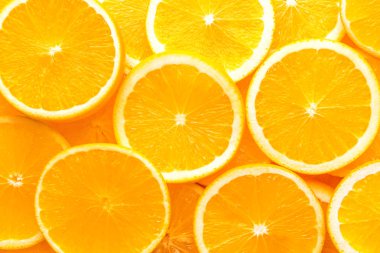 Arkaplan olarak olgun portakal dilimleri