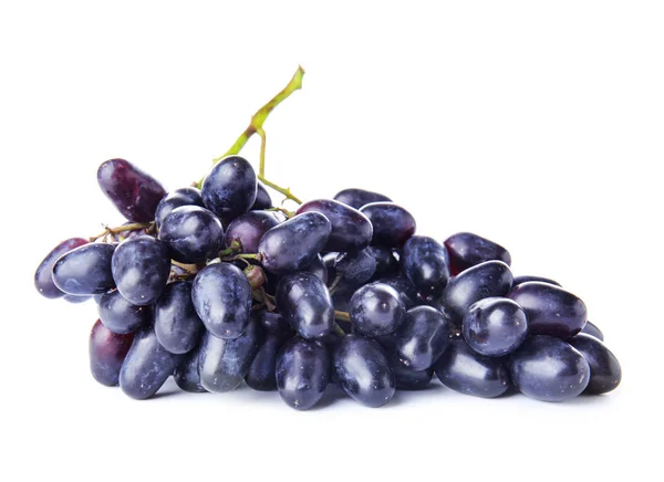 Tasty sweet grapes on white background — Stock Photo, Image