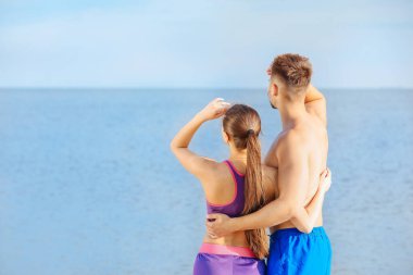 Sea Resort'ta mutlu çift