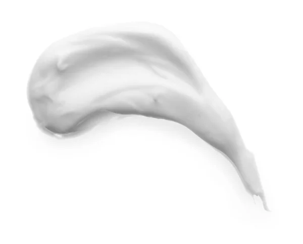 Sample of cream on white background — Stock Photo, Image