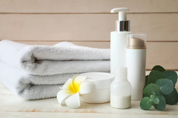 Composition with spa items on table — Stock Photo, Image