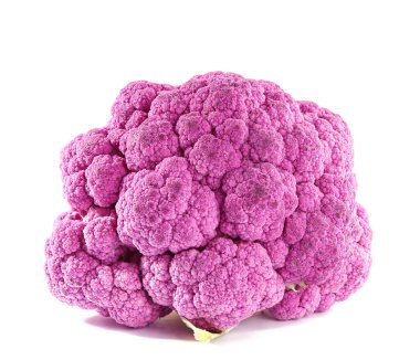 Taze karnabahar lahana beyaz arka plan üzerinde