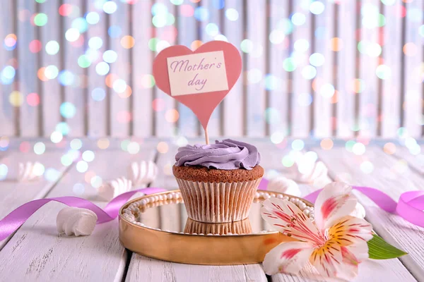 Beautiful greeting card for Mother's Day celebration — Stock Photo, Image